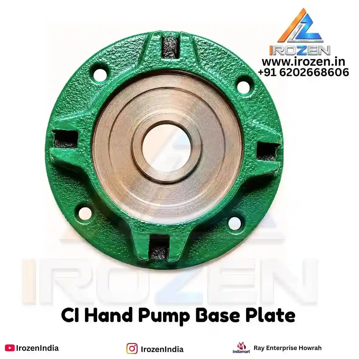 Hand Pump Base Plate Ci Cast Iron Manufacturer Price In India Direct From Factory | Irozen